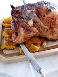 Pollo Al Horno Con Miel Jengibre Y Naranjas Pollo Al Horno Comida Pollo Naranja Miel