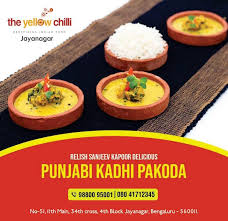 Punjabi Kadhi Pakoda Indian Veg Starters Food Veg