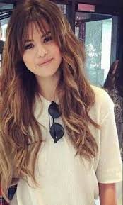 Keep scrolling for 25 bang hairstyles to consider asap, and then book that appointment with your go for longer layers and part 'em right down the middle to recreate this look. Pin On Wedding Idea Wedding Dress Wedding Hair Style Bridal Shoes