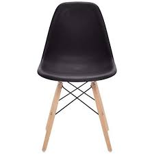 Phoenix Home Kenitra Contemporary Plastic Dining Chair Matte Black Plastic Dining Chairs Dining Chairs Modern Dining Chairs