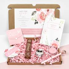 Tired of playing the guessing game when thinking of great gift ideas for your friend? Personalised Thinking Of You Gift Thoughtful Letterbox Gift Amy Lucy