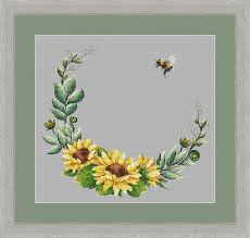 Find free counted sunflower cross stitch pattern and instructions for finishing counted cross stitch projects. Sunflower Cross Stitch Pattern Pdf Instant Download Flower Cross Stitch Yellow Cross Stitch Nature Cross Stitch Summer Cross Stitch Counted Lolalottashop