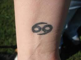 This zodiac symbol represents a crab. Cancer Zodiac Tattoo Cancer Tattoos Cancer Sign Tattoos