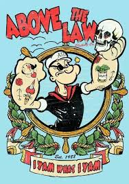  Popeye Skull Art Comic Book Cover Art