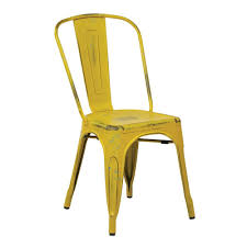 Osp Designs Bristow Antique Yellow Metal Side Chair Set Of 4 Brw29a4 Ay The Home Depot Metal Side Chair Metal Dining Chairs Metal Chairs