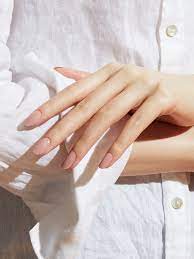 Peony Round Natural Looking Nails Short Acrylic Nails Short Nail Designs
