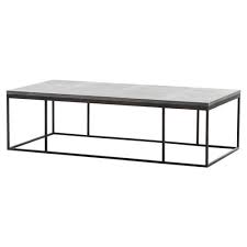 Learn how to pick the right coffee table size for your living room! Shuler Industrial Loft Iron Bluestone Rectangular Coffee Table 51 W 60 W Kathy Kuo Home