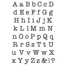 The most notable typewriter fonts for microsoft word are courier new and lucida console. Typewriter Font Alphabet Lettering Lettering Fonts Lettering Alphabet