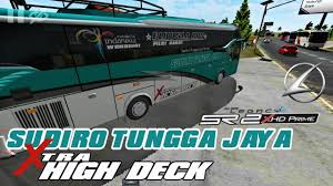 Mod sticker bussid bussid truck sticker sticker truck bussid. Sudiro Tungga Jaya Xtra High Deck Livery Terbaru Bussid V2 8 Youtube