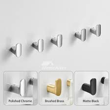 We did not find results for: Luxury Brushed Brass Black Polished Chrome Decorative Coat Hooks Gold Bathroom Robe Hook Hotel Shower Wall