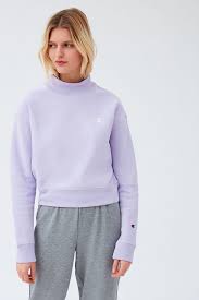 Champion Uo Exclusive Reverse Weave Mock Neck Sweatshirt Mock Neck Sweatshirt Cute Spring Outfits Sweatshirts