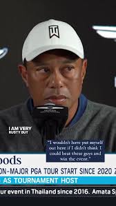 Tiger is as confident as ever. #tigerwoods #golf