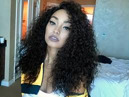 Black eyeshadow, taupe eyeshadow & brown lipstick | steal her style. Leigh Anne Pinnock Posts Wedding Hair Sparks Wedding Rumors Allure