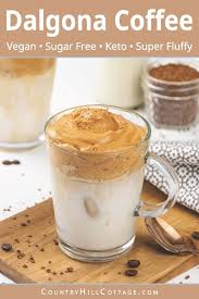 Whipped Coffee Recipe Vegan Sugar Free Keto Dalgona Coffee Video Recipe Video Coffee Recipes Cold Coffee Recipes Easy Coffee Recipes