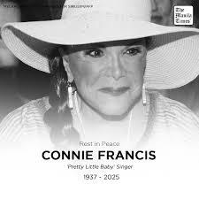 LOS ANGELES — Connie Francis, the wholesome pop star of the 1950s and 1960s  whose hits include “Pretty Little Baby” and who would later serve as an  ironic title for a personal