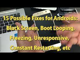 Step 3 after the iphone reboots, it should get rid of the black screen of death. Android Phones Black Screen Keeps Restarting Boot Loop Frozen Unresponsive 15 Solutions Youtube