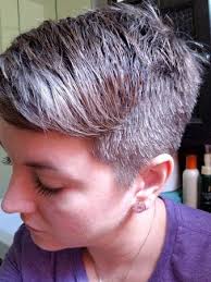 Jae Butler's Salt and Pepper Pixie Cut