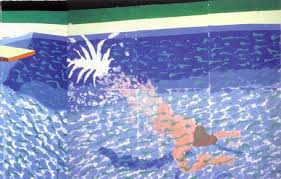 A Diver Paper Pool 17 By David Hockney David Hockney Hockney Impressionist Art