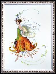 Mirabilia cross stitch patterns lily of the woods. Tiger Lily Pixie Couture Collection Cross Stitch Angels Cross Stitch Cross Stitch Designs