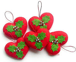 For us and probably also for you, the christmastime is the best time of the year. Christmas Heart Ornament Red Heart Red Green Heart Christmas Ornaments Felt Christmas Ornaments Felt Christmas