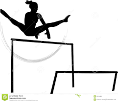 Barrases Paralelas Desiguales De La Gimnasia De Mujeres Stock de ...