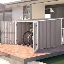 Aufgrund der festen rastermaße bietet. Svita Fahrradgarage Bicycle Box Fahrradhaus Fahrradbox Bike Box In Hellgrau 5 6m Fahrradgarage Und Fahrradbox Fahrradhaus Fahrradbox Fahrradgarage