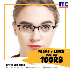 Hanya di Optik Dua Mata Lantai Dasar Blok E No. 321
