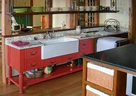 This base cabinet is designed specifically to hold a countertop with a sink arrangement and features four doors, two false drawers, and two working drawers. Deep Skirt Kitchen Sink Marble Countertop Coral Console Brilliant Kitchen Freestanding Kitchen Kitchen Design Free Standing Kitchen Cabinets