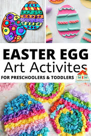 Stock up on your easter crafting supplied to use with your toddlers and preschoolers. 20 Ways To Decorate A Paper Easter Egg Easter Egg Art Easter Egg Crafts Preschool Preschool Art Activities