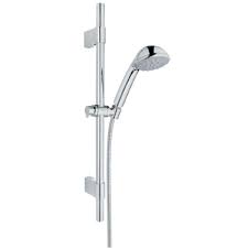 Relexa Ultra 100 5 Spray Hand Shower In Starlight Chrome Grohe Starlight Chrome Hand Shower Shower Set Shower Systems