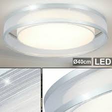 Top angebote für schirmlampe decke in innenraum lampen online entdecken bei ebay. Beleuchtung Luxus Led Decken Leuchte Schlaf Gaste Zimmer Stoff Schirm Lampe Silber Dimmbar Business Industrie Publiciudad Cl