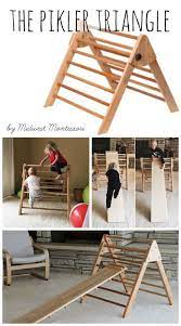 Actividades E Ideas Montessori Para Ninos De 1 A 2 Anos Montessori No Es Caro Si Sabes Como Hacerlo Aprende Montessori Playroom Kids Climbing Pikler Triangle
