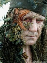 Pirates Of The Caribbean Dead Man S Chest Davy Jones Crew Barnacles On Skin Google Search Makeup Special Effects Pirates Of The Caribbean Pirates Caribbean