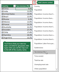 In a continuous landscape one may be interested to visualize the general sky line for an area along a selected path. Create A Map Chart In Excel Office Support