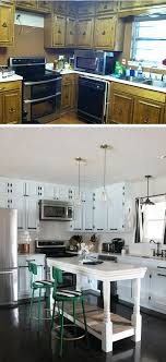 Purchasing new kitchen cabinets, however, is a huge expense but there are several other ways you can redo the cabinets for much cheaper to give them a new updated look. Before And After 25 Budget Friendly Kitchen Makeover Ideas Hative