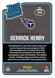Shipped with usps first class package. Amazon Com 2016 Panini Donruss 365 Derrick Henry Rookie Card Rated Rookie Everything Else