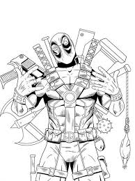 Deadpool Ausmalbild E1534390019495 Ausmalbilder Wenn Du Mal Buch Ausmalen