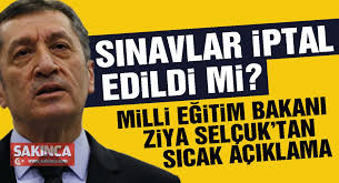 Liselerde sınavların nasıl ve ne zaman yapılacağına ilişkin son dakika açıklaması geldi. Liselere Sinav Iptal Mi 1 Mart Sinavlar Ertelendi Mi Bakan Selcuk Tan Sicak Aciklama Sakinca Www Sakinca Com Internet Haber En Son Haber Guncel Haberler Son Dakika