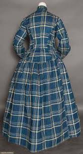 Resultat De Recherche D Images Pour Work Dress 1870 Civil War Dress Victorian Clothing Indigo Plaid