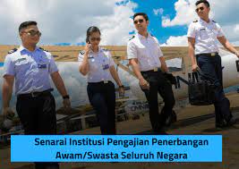 Itu sahaja yang saya dapat kongsikan kepada awak semua.harap dapat membantu. Senarai Keseluruhan Institusi Pengajian Penerbangan Awam Swasta Di Malaysia