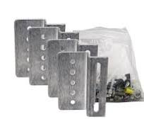 Solar Panel Flat Mount Aluminum Brackets | SM5-KIT | Samlex ...
