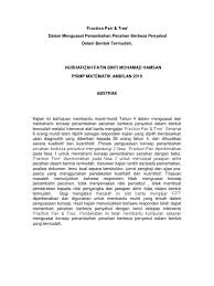 Justeru itu satu kajian tindakan telah dilaksankan bagi membantu murid. Abstrak Kajian Tindakan Matematik