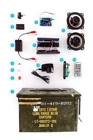 Amplfy Ammo Box Portable Speaker Diy Speakers Diy Bluetooth Speaker Kit Bluetooth Speakers Diy