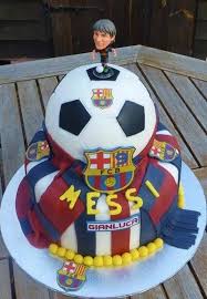 However, the arrival of lionel messi would be the ultimate icing on the cake. Barcelona Birthday Cake Ideas Soccer Birthday Cakes Soccer Birthday Parties Boy Birthday Cake