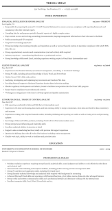 Each financial consultant resume sample will help you create a modern resume. Financial Analyst Analyst Resume Sample Mintresume