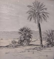 Pencil Sketches Of Desert Painting Landscape Drawing Easy Landscape Drawings Desert Painting