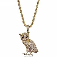 Indie Designs Ovo Owl Chain Necklace Necklace Chain Necklace Mens Chain Necklace