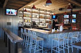 Sp19 Restaurant And Bar At Sandy Pines Golf Club In Demotte Indiana Bar Counter Design Resturant Design Restaurant Design