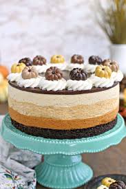 Pumpkin Chocolate Mousse Cake Is A Stunning 4 Layer Dessert With Chocolate Cake Cinnamon Mousse Pumpkin Recipes Dessert Chocolate Mousse Cake Pumpkin Dessert