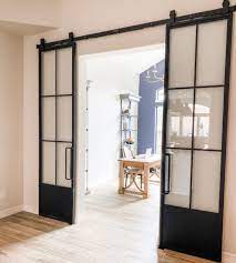 Or, use them to create a stunning focal point in the space. Customizable Metal Barn Door Modern Sliding Barn Door Glass Barn Doors French Barn Doors